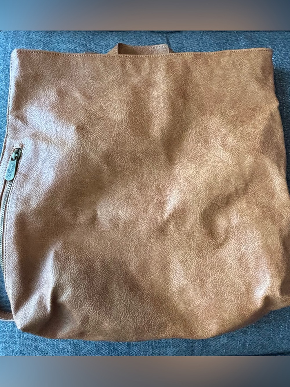 NWT Thirty One — Cognac Brown Faux Leather Backpack